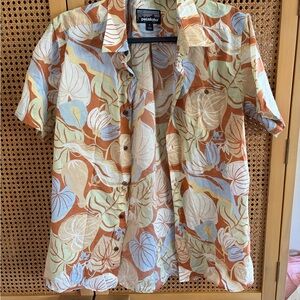 Patagonia Men’s Pataloha Button-Up Shirt in Rust & Pastel Floral
